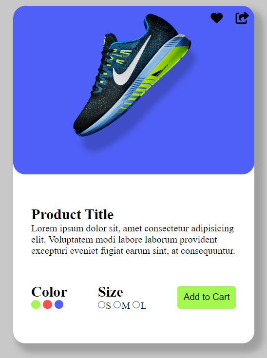 Product Card Html Css